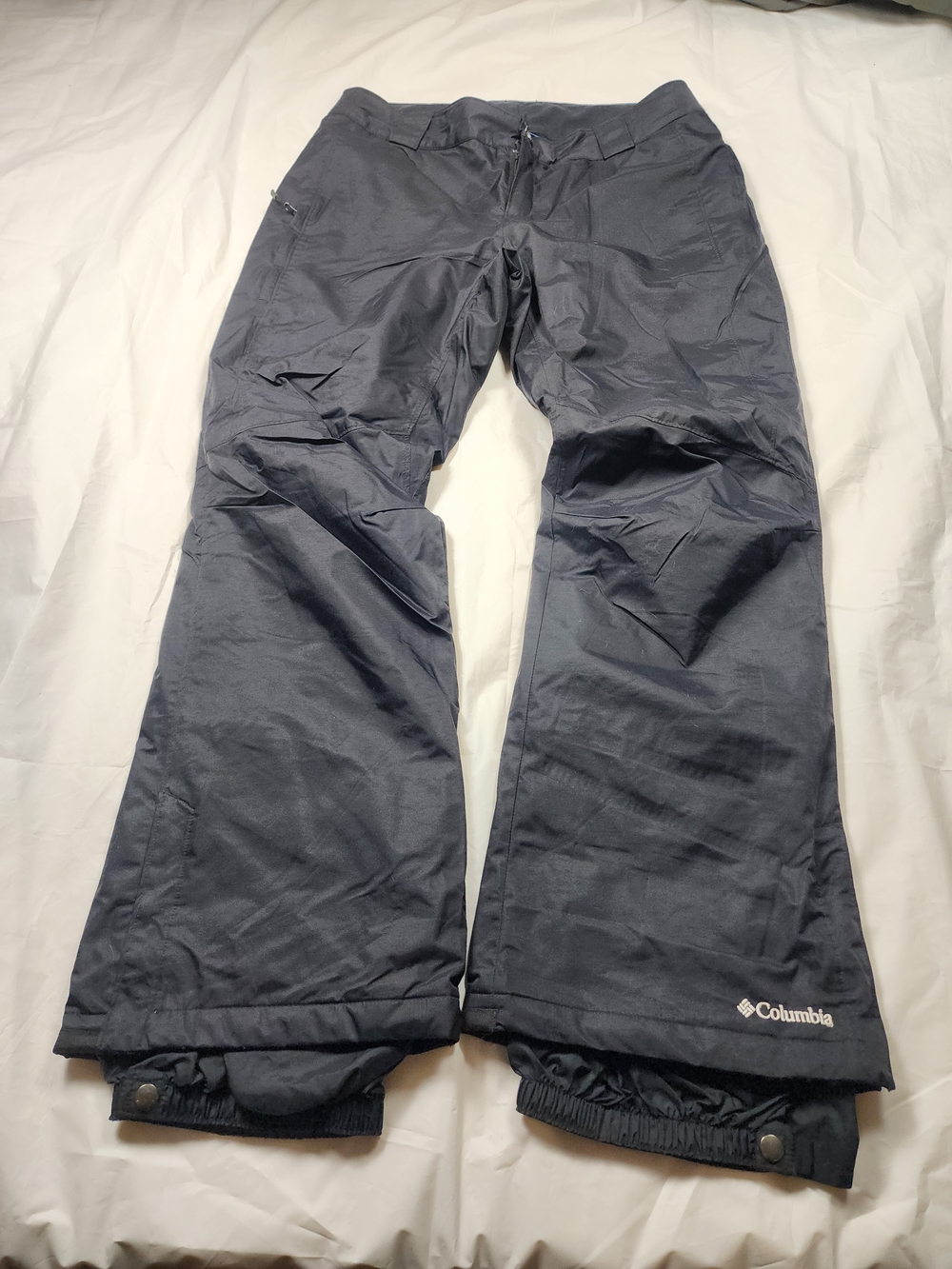 Columbia Women's Omni- Tech Waterproof Breathable Black Snow Pants Size Xlarge